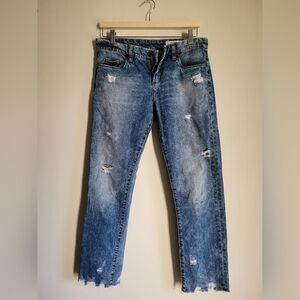 Blank NYC Tomboy Distressed Style Size 26